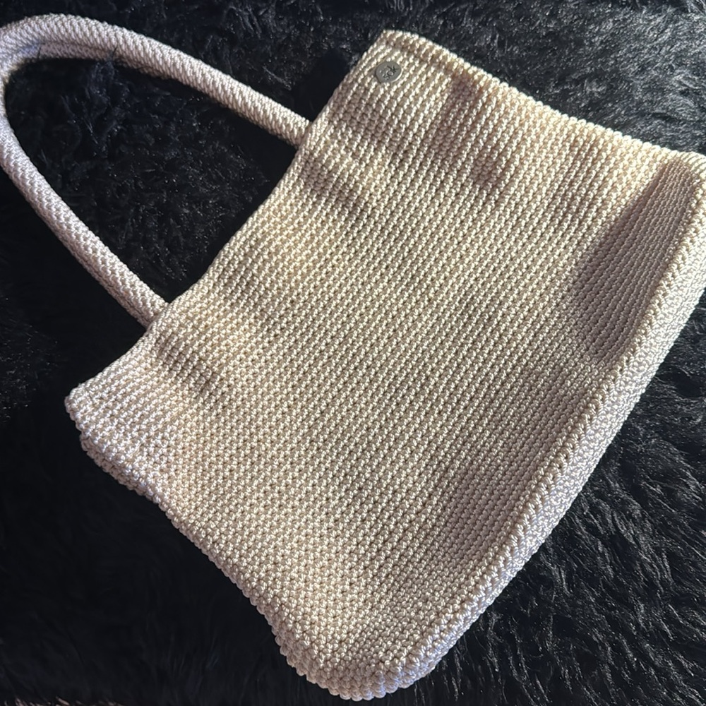 The Sak woven shoulder bag. 12 wide / 9.5 tall.